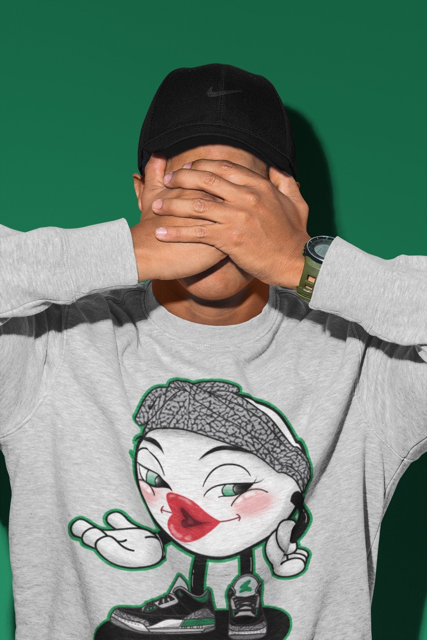 Sexy Chu Unisex Tops - Air Jordan 3 Pine Green