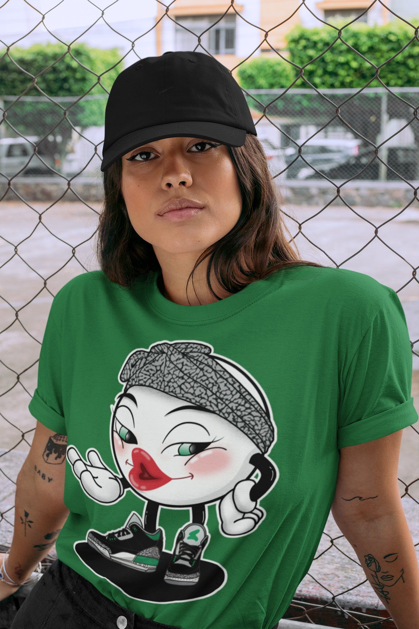 Sexy Chu Unisex Tops - Air Jordan 3 Pine Green