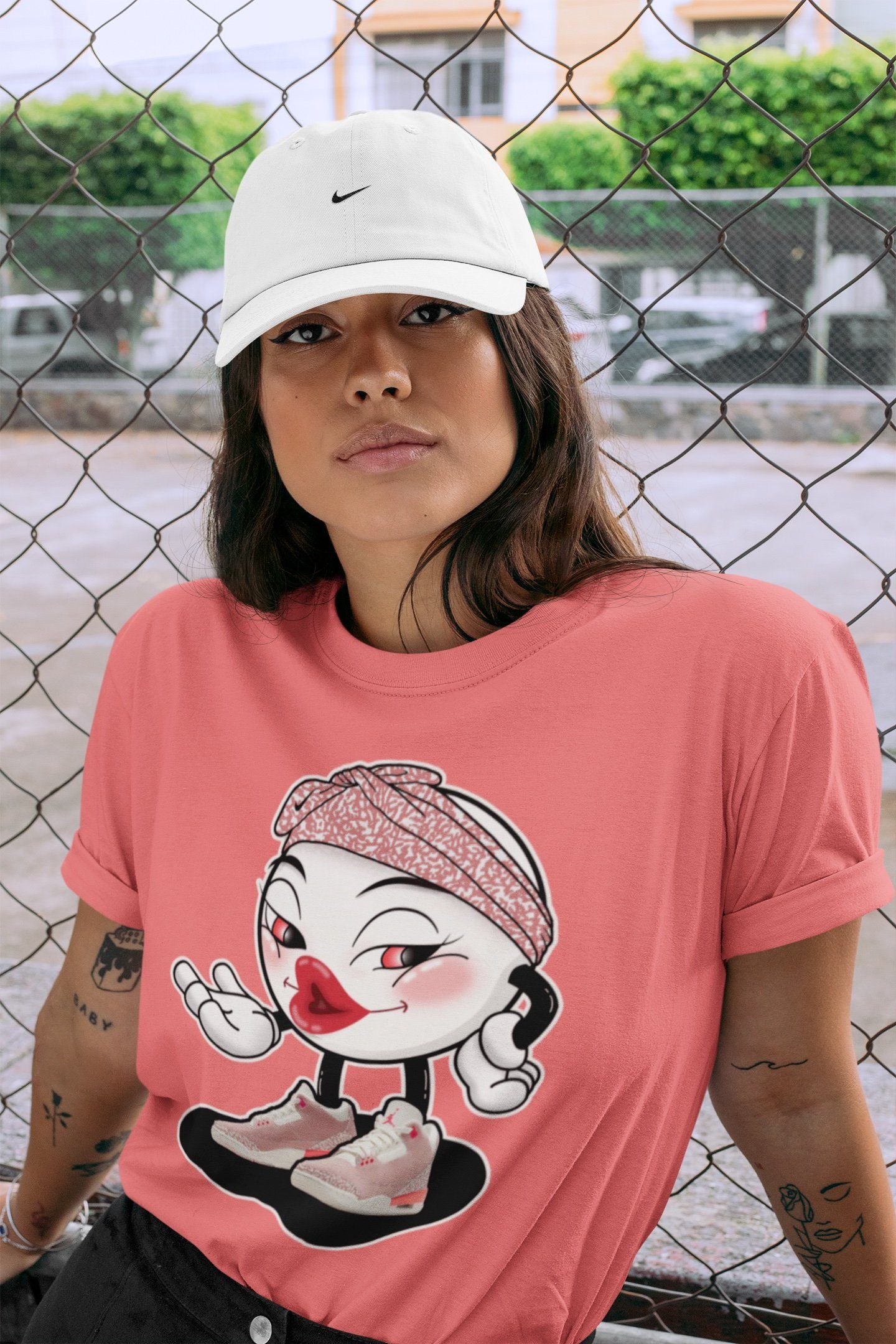 Sexy Chu Unisex Tops - Air Jordan 3 Rust Pink