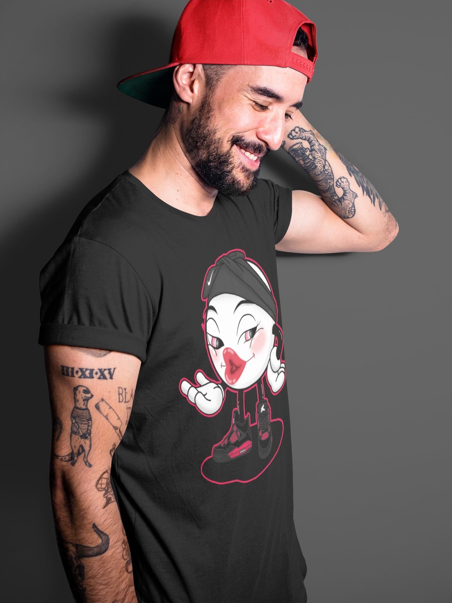 Sexy Chu Unisex Tops - Air Jordan 4 Red Thunder