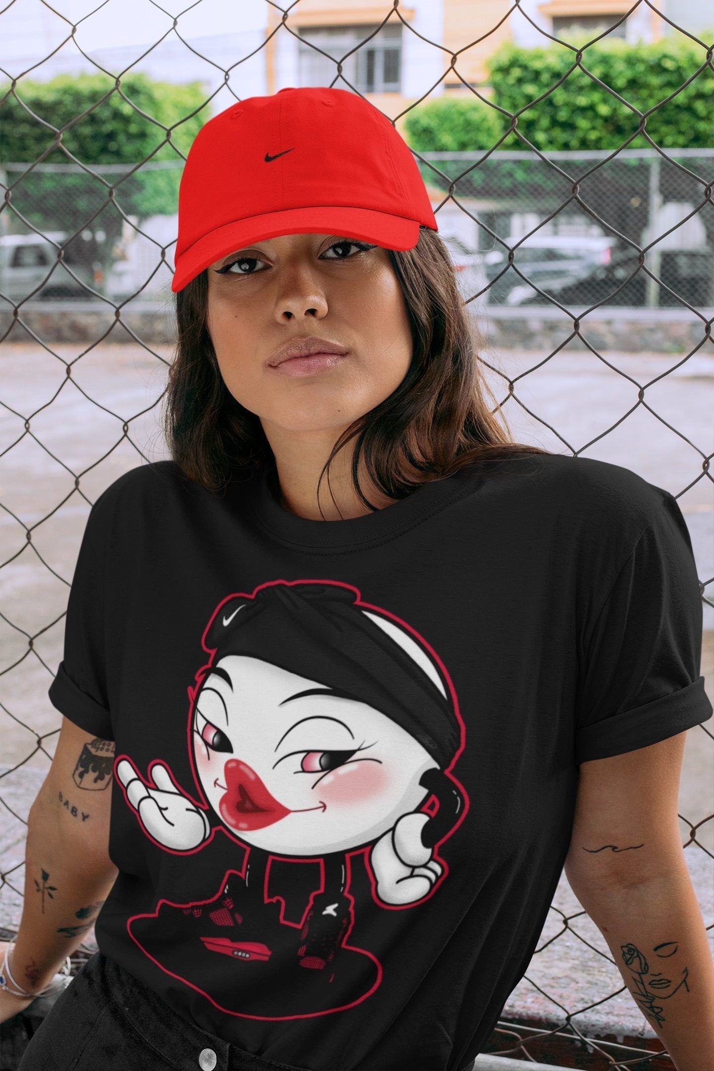 Sexy Chu Unisex Tops - Air Jordan 4 Red Thunder
