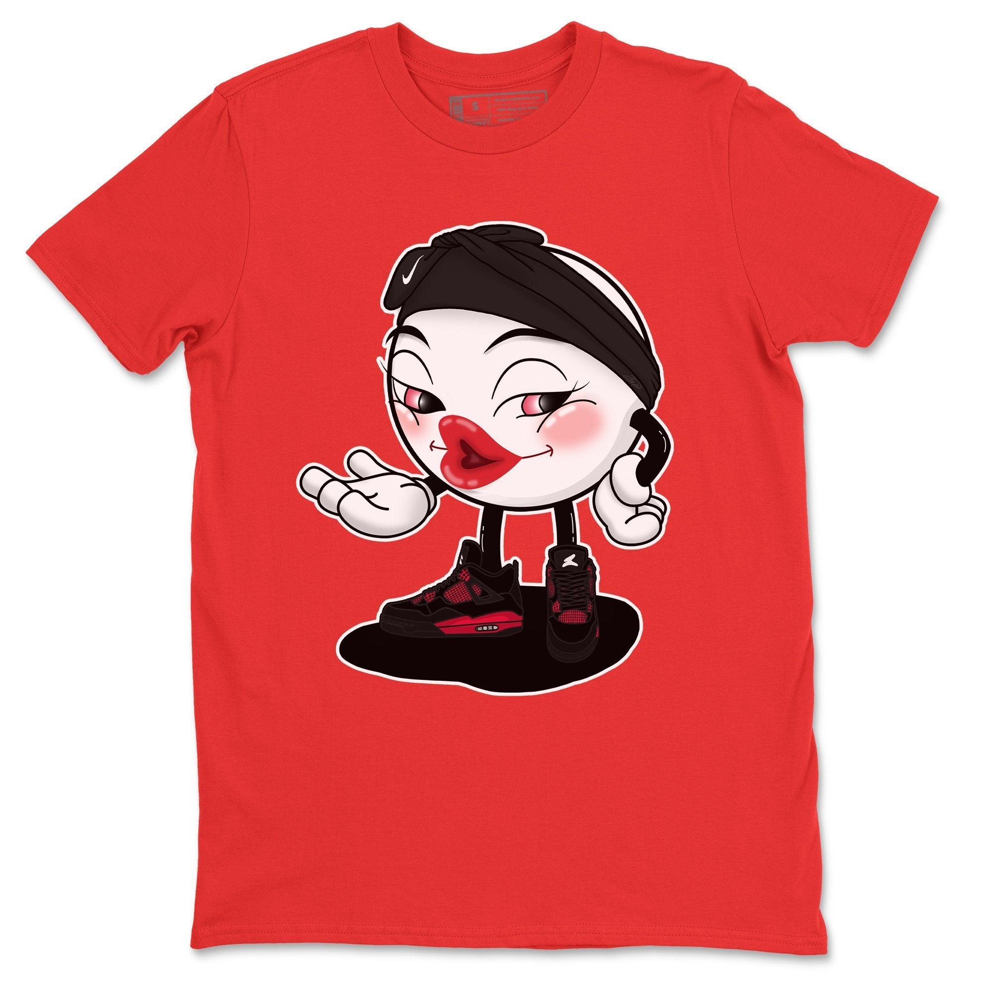 Sexy Chu Unisex Tops - Air Jordan 4 Red Thunder
