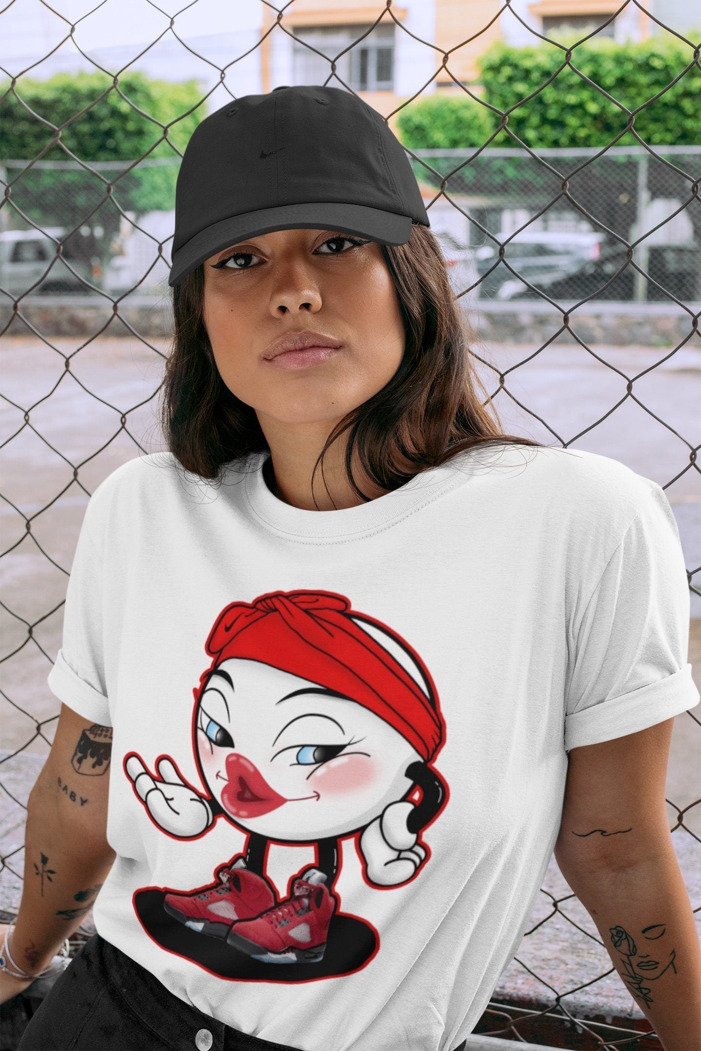 Sexy Chu Unisex Tops - Air Jordan 5 Raging Bull