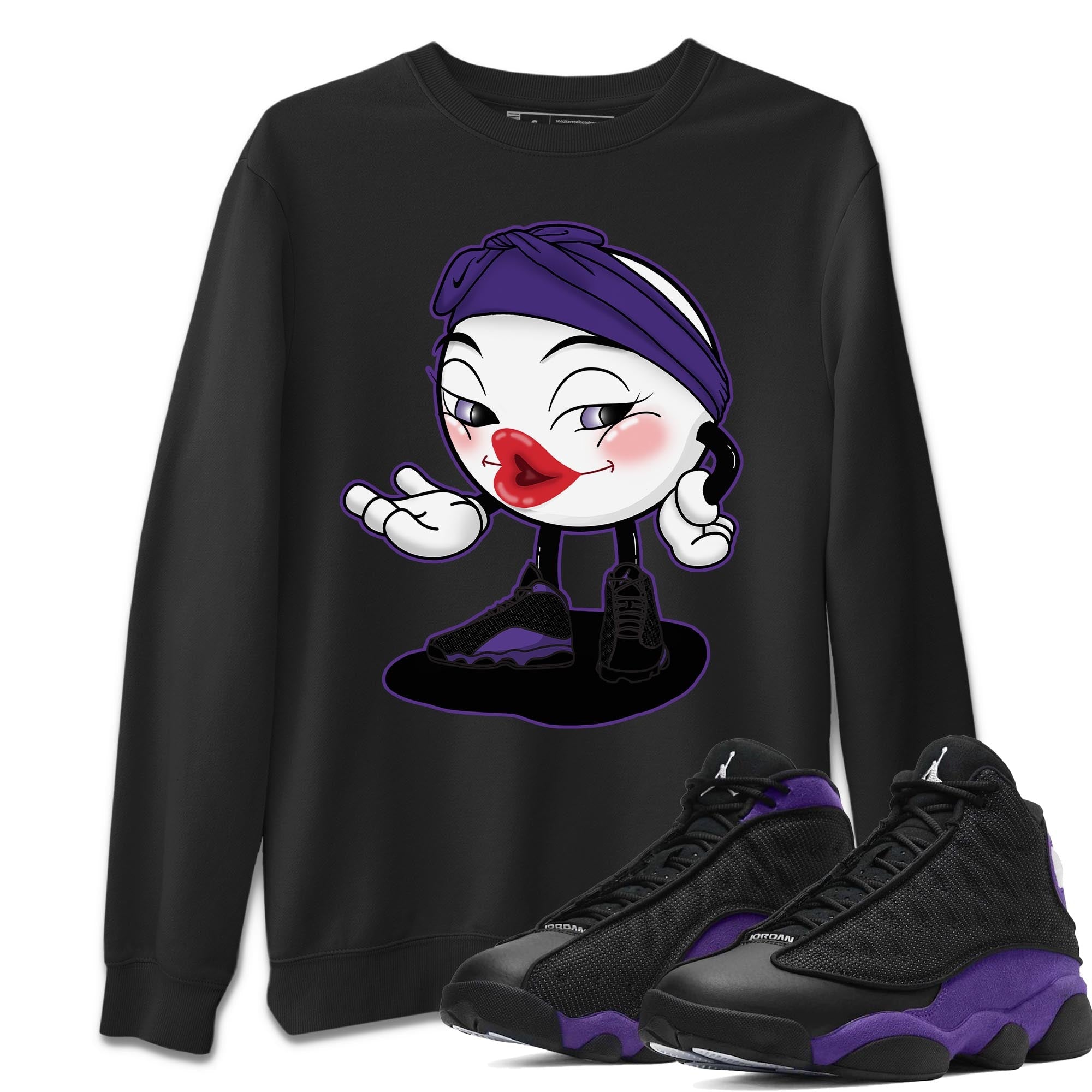 Sexy Chu Unisex Tops - Air Jordan 13 Court Purple