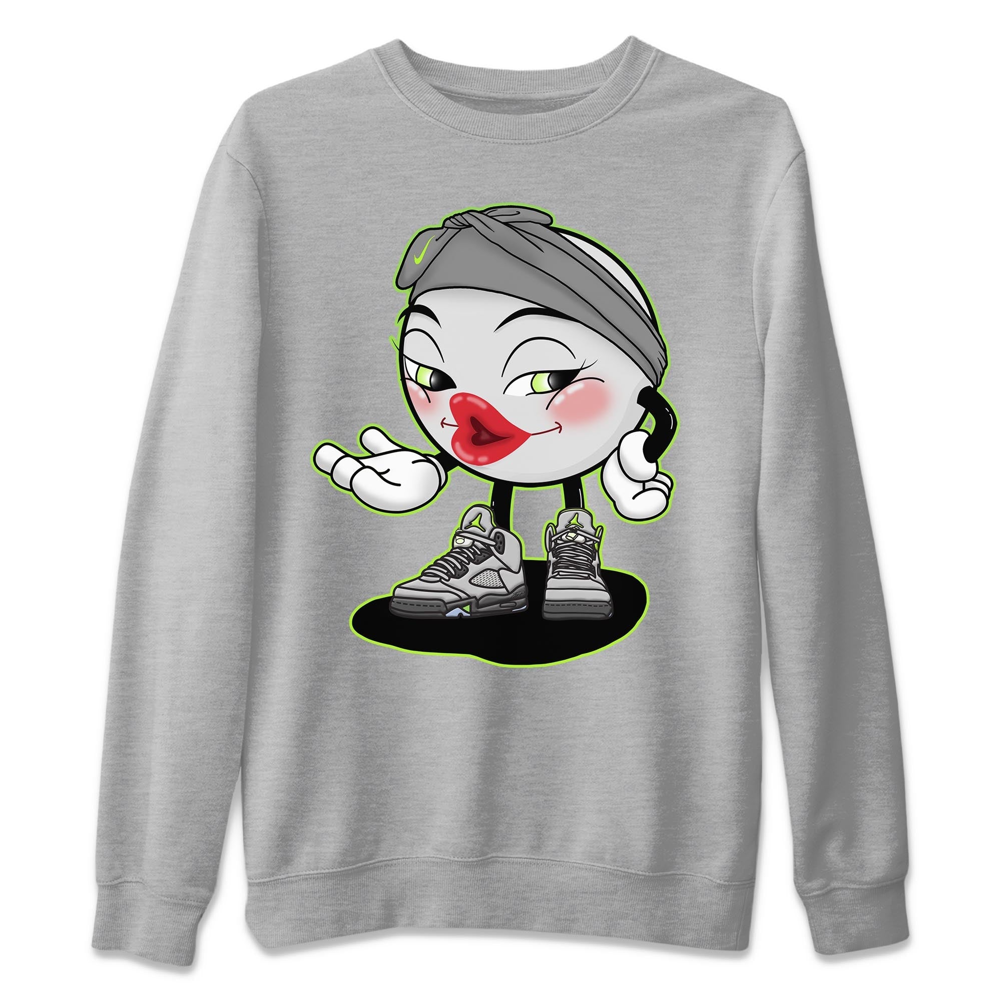Sexy Chu Unisex Tops - Air Jordan 5 Green Bean