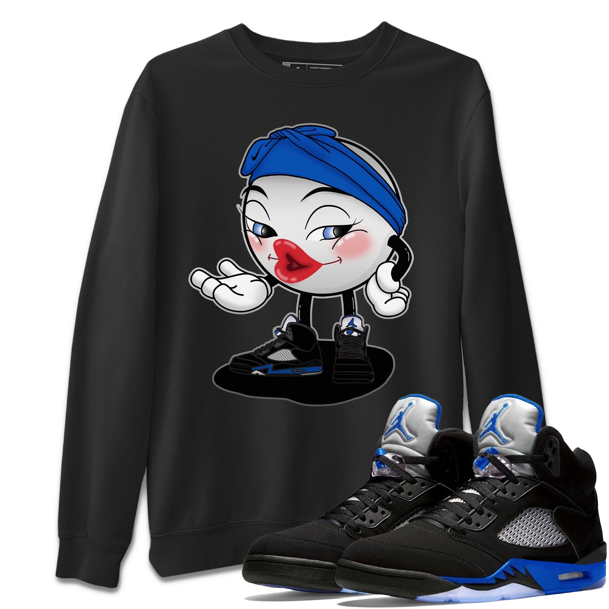 Sexy Chu Unisex Tops - Air Jordan 5 Racer Blue