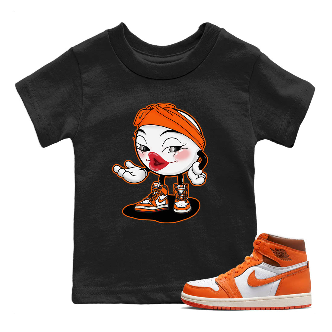 Sexy Chu Kids Tops - Air Jordan 1 Starfish
