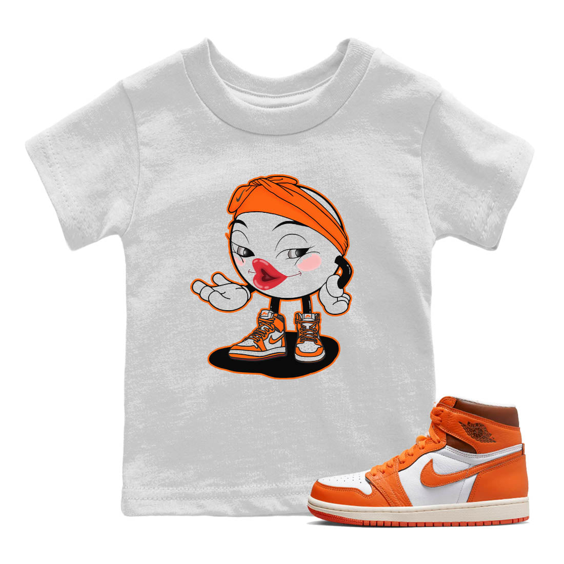 Sexy Chu Kids Tops - Air Jordan 1 Starfish