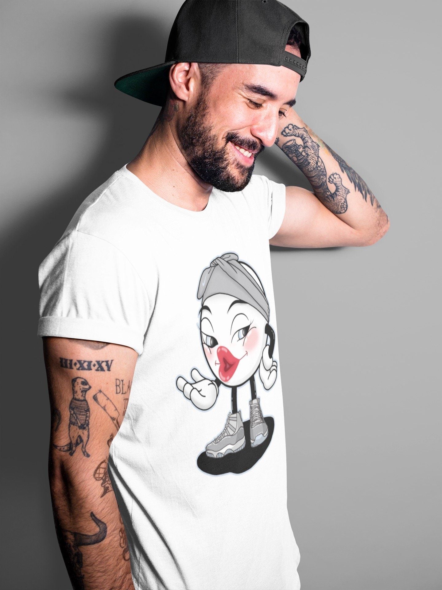 Sexy Chu Unisex Tops - Air Jordan 11 Cool Grey