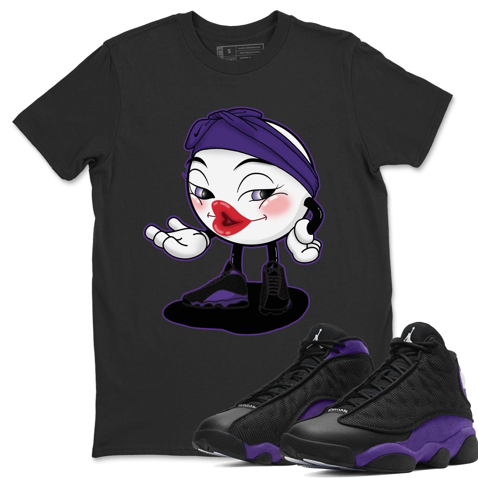 Sexy Chu Unisex Tops - Air Jordan 13 Court Purple