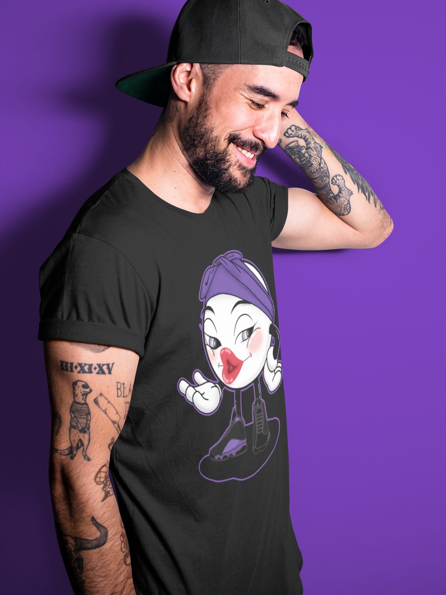 Sexy Chu Unisex Tops - Air Jordan 13 Court Purple