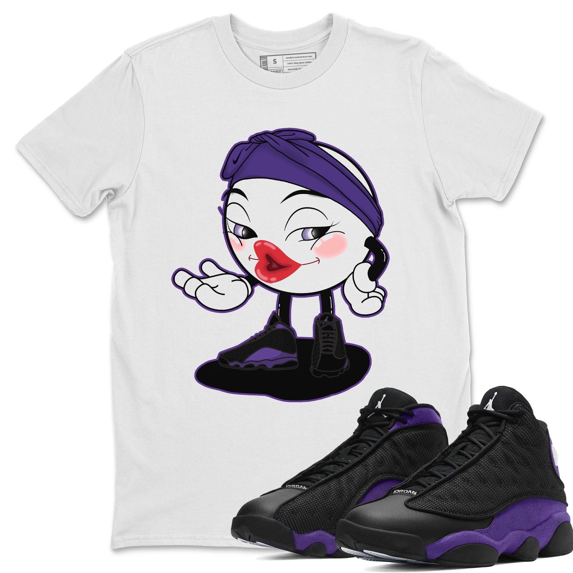 Sexy Chu Unisex Tops - Air Jordan 13 Court Purple