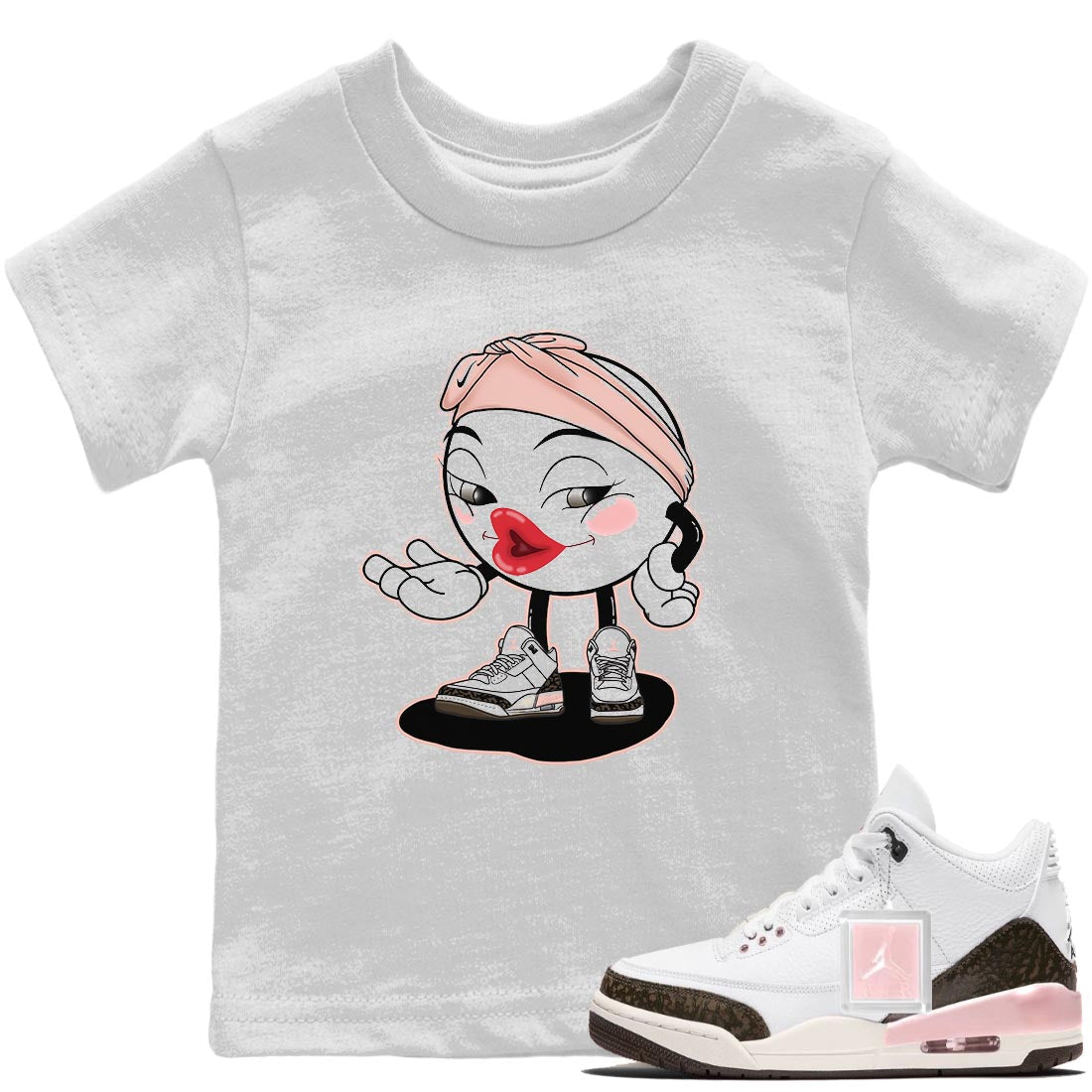 Sexy Chu Kids Tops - Air Jordan 3 Atmosphere