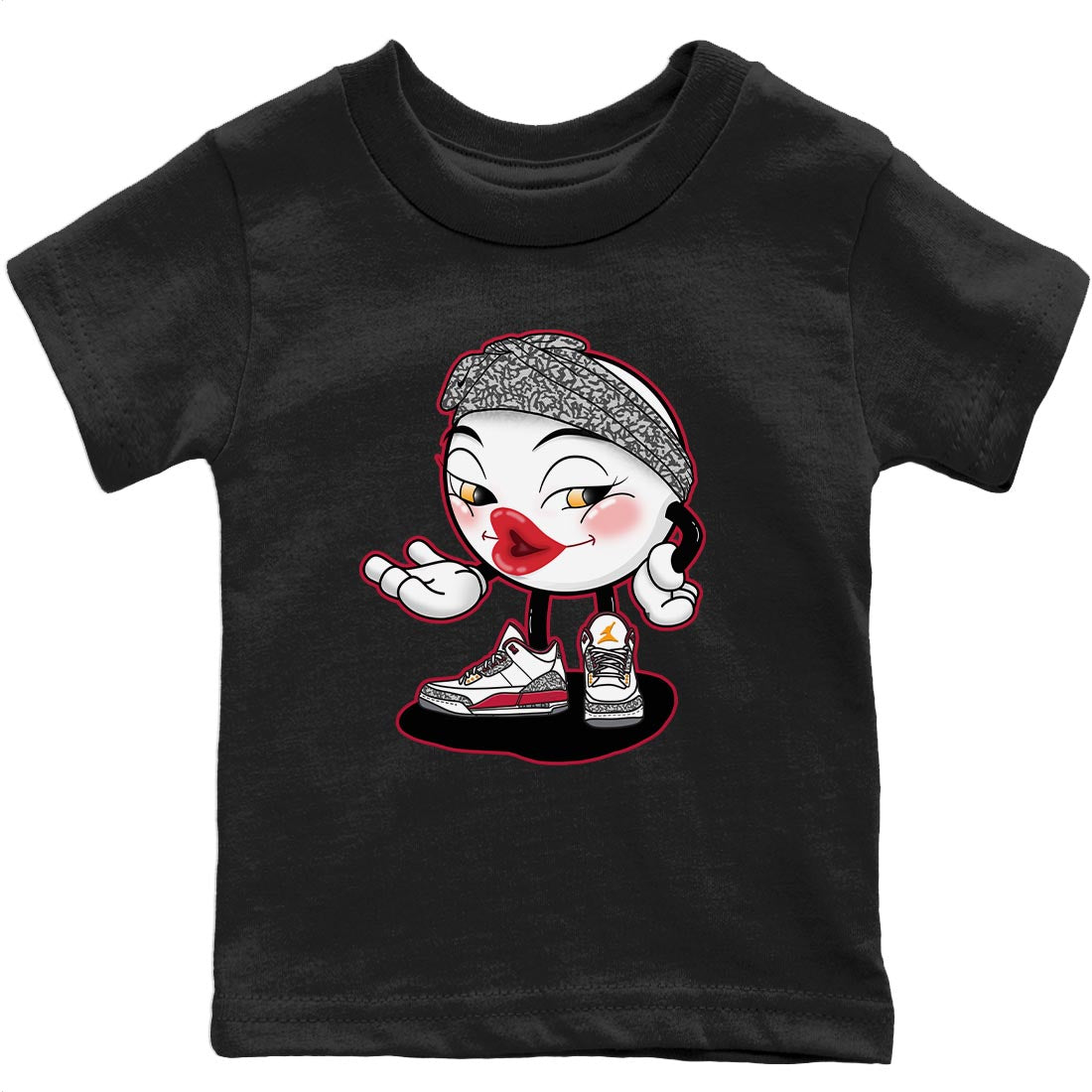 Sexy Chu Kids Tops - Air Jordan 3 Cardinal