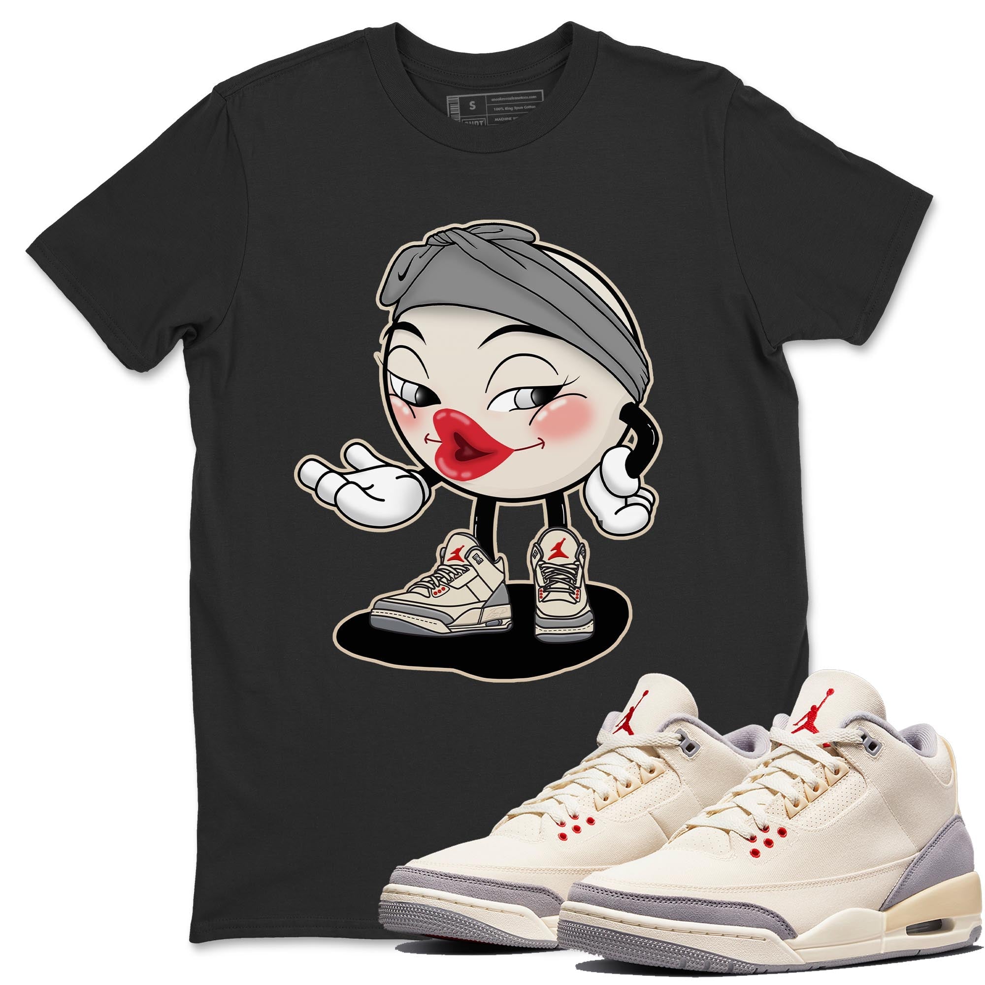 Sexy Chu Unisex Tops - Air Jordan 3 Muslin