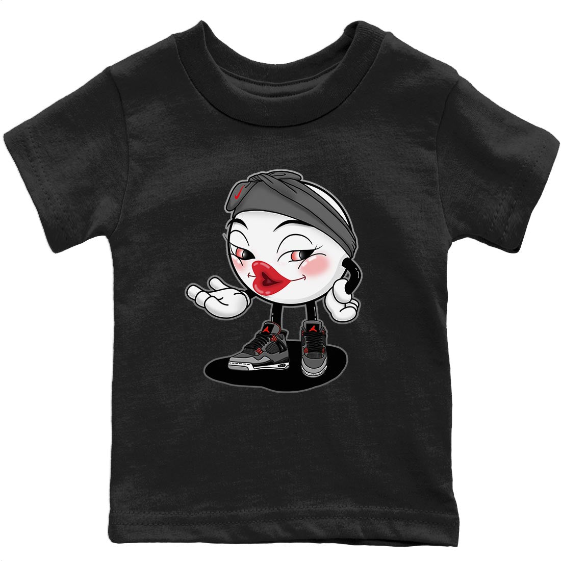 Sexy Chu Kids Tops - Air Jordan 4 Infrared