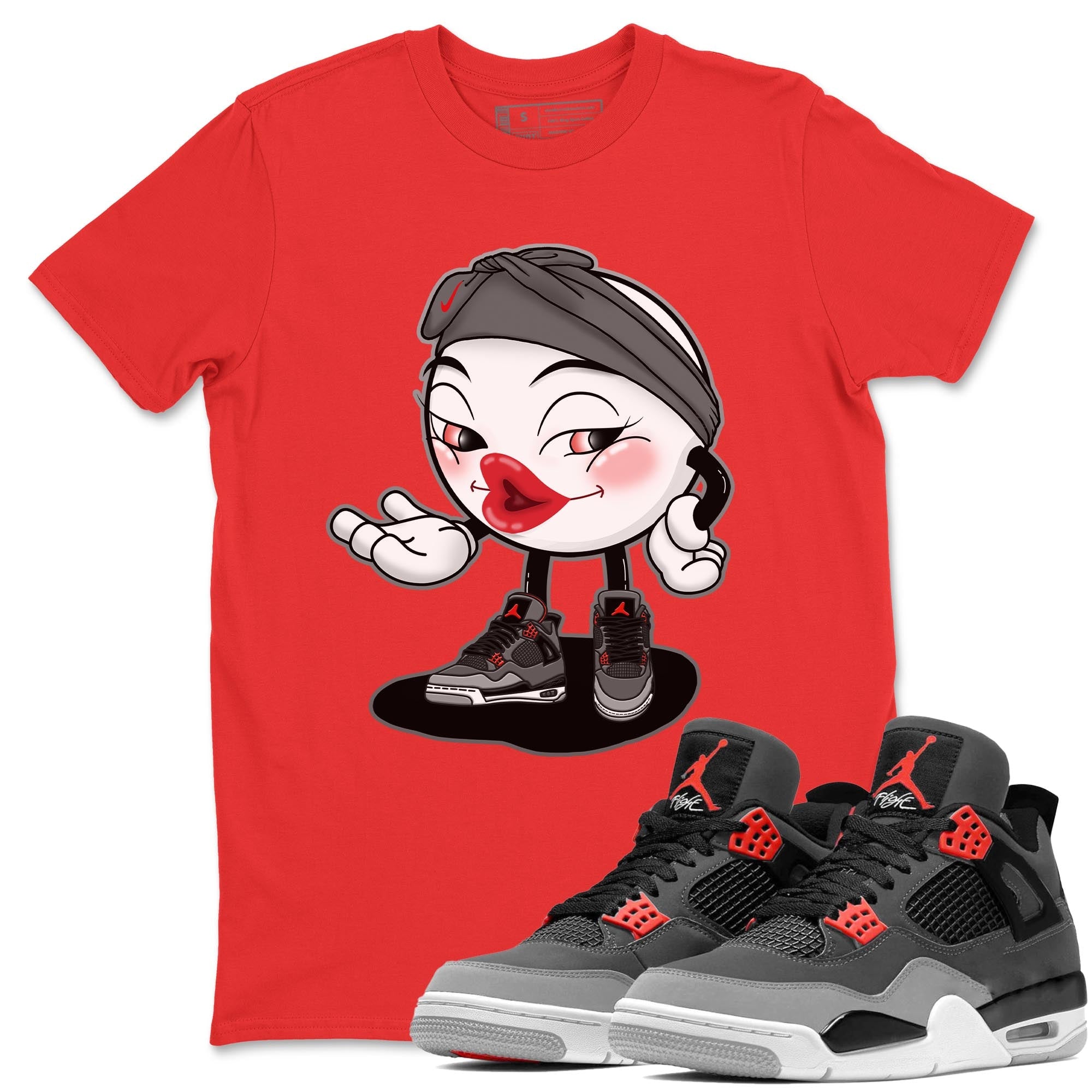 Sexy Chu Unisex Tops - Air Jordan 4 Infrared