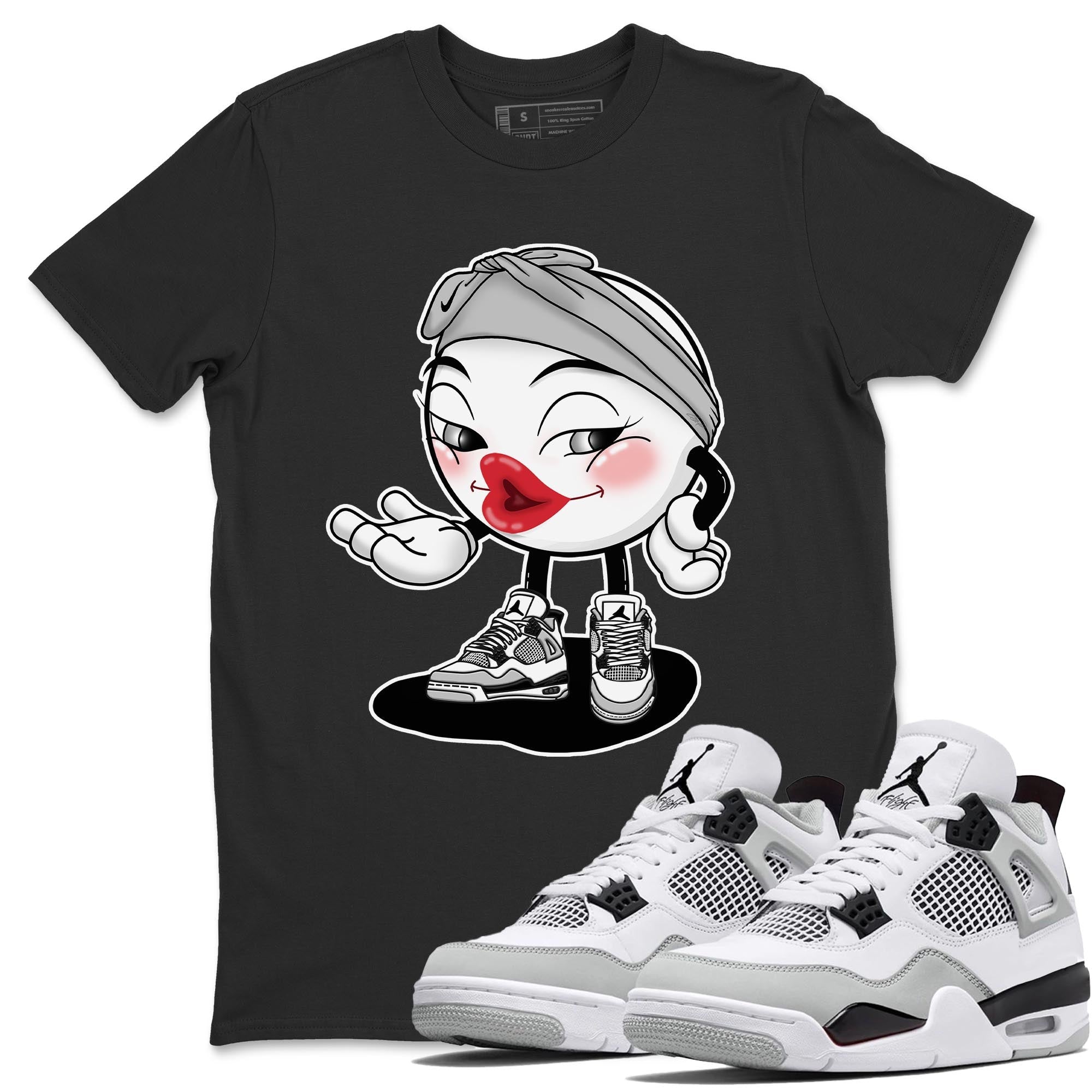 Sexy Chu Unisex Tops - Air Jordan 4 Military Black