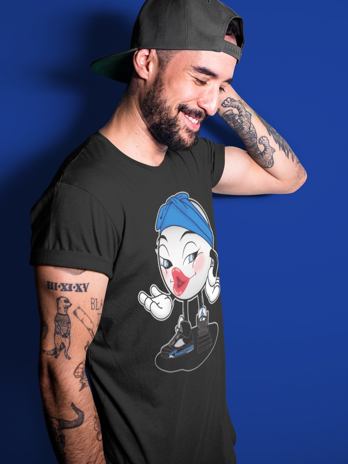 Sexy Chu Unisex Tops - Air Jordan 5 Racer Blue
