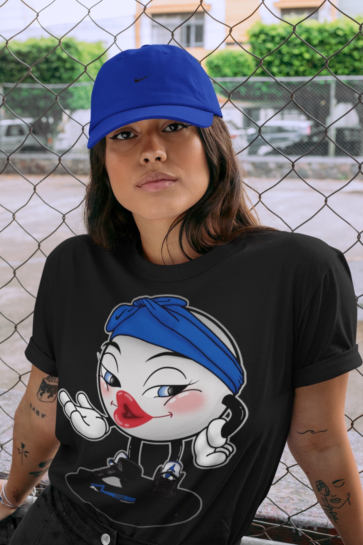 Sexy Chu Unisex Tops - Air Jordan 5 Racer Blue