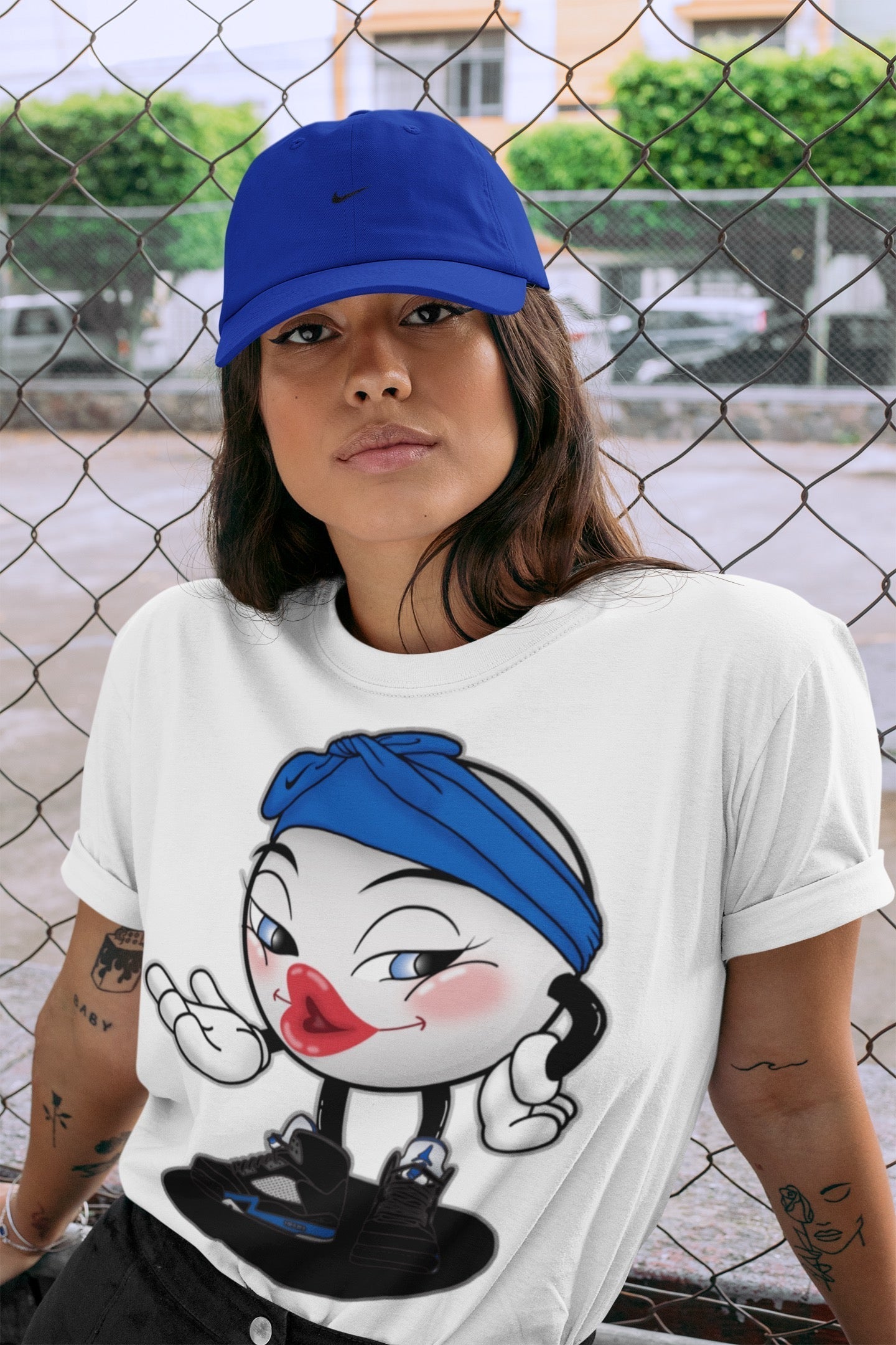 Sexy Chu Unisex Tops - Air Jordan 5 Racer Blue
