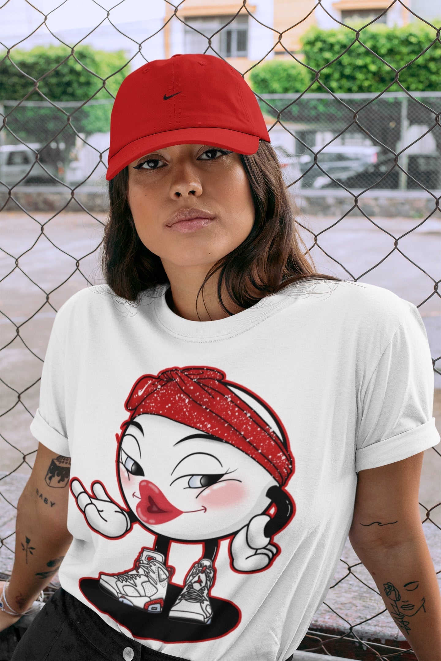 Sexy Chu Unisex Tops - Air Jordan 6 Red Velvet Cookies