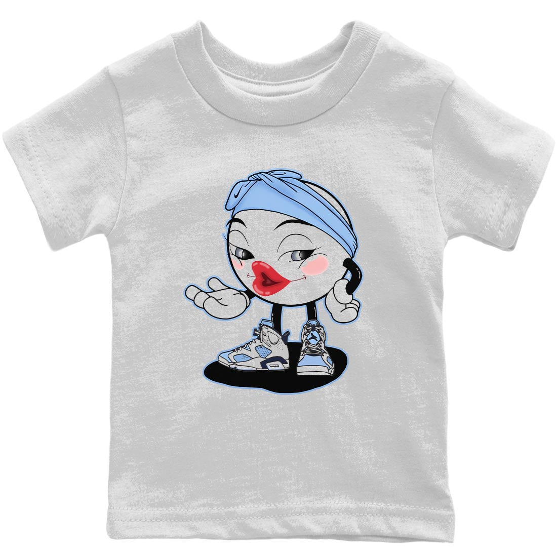 Sexy Chu Kids Tops - Air Jordan 6 UNC