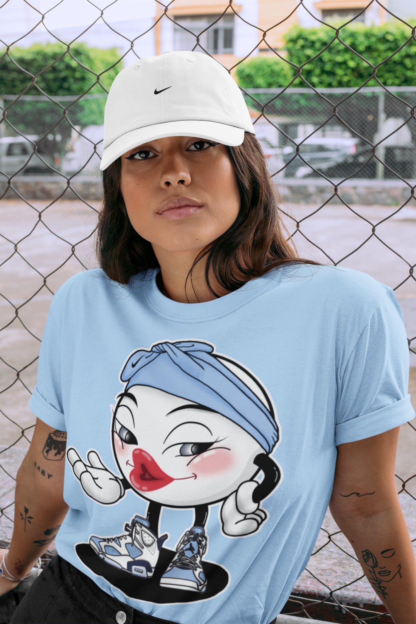 Sexy Chu Unisex Tops - Air Jordan 6 UNC