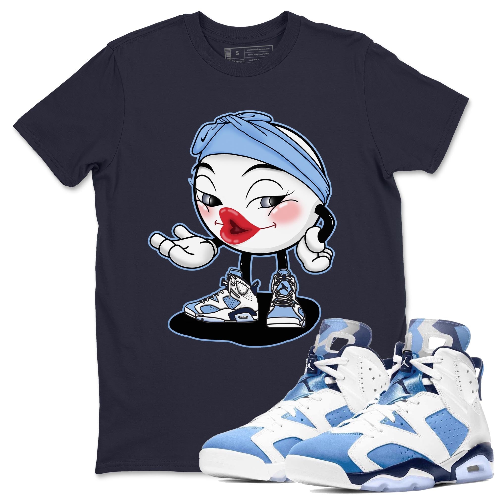 Sexy Chu Unisex Tops - Air Jordan 6 UNC