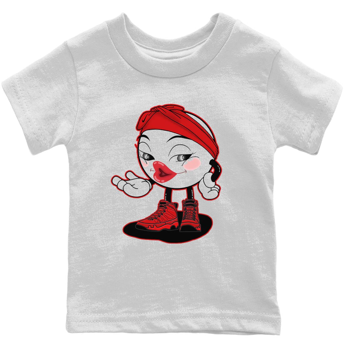 Sexy Chu Kids Tops - Air Jordan 9 Chile Red