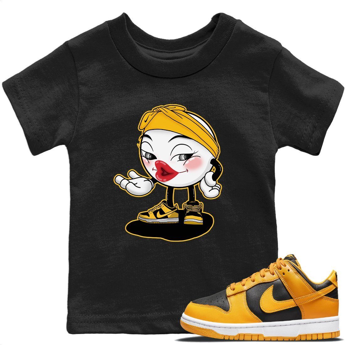 Sexy Chu Kids Tops - Dunk Championship Goldenrod