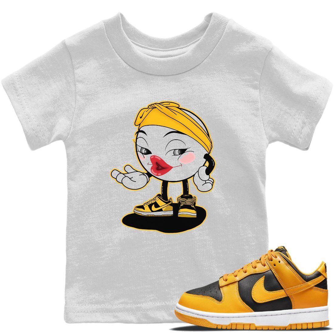 Sexy Chu Kids Tops - Dunk Championship Goldenrod