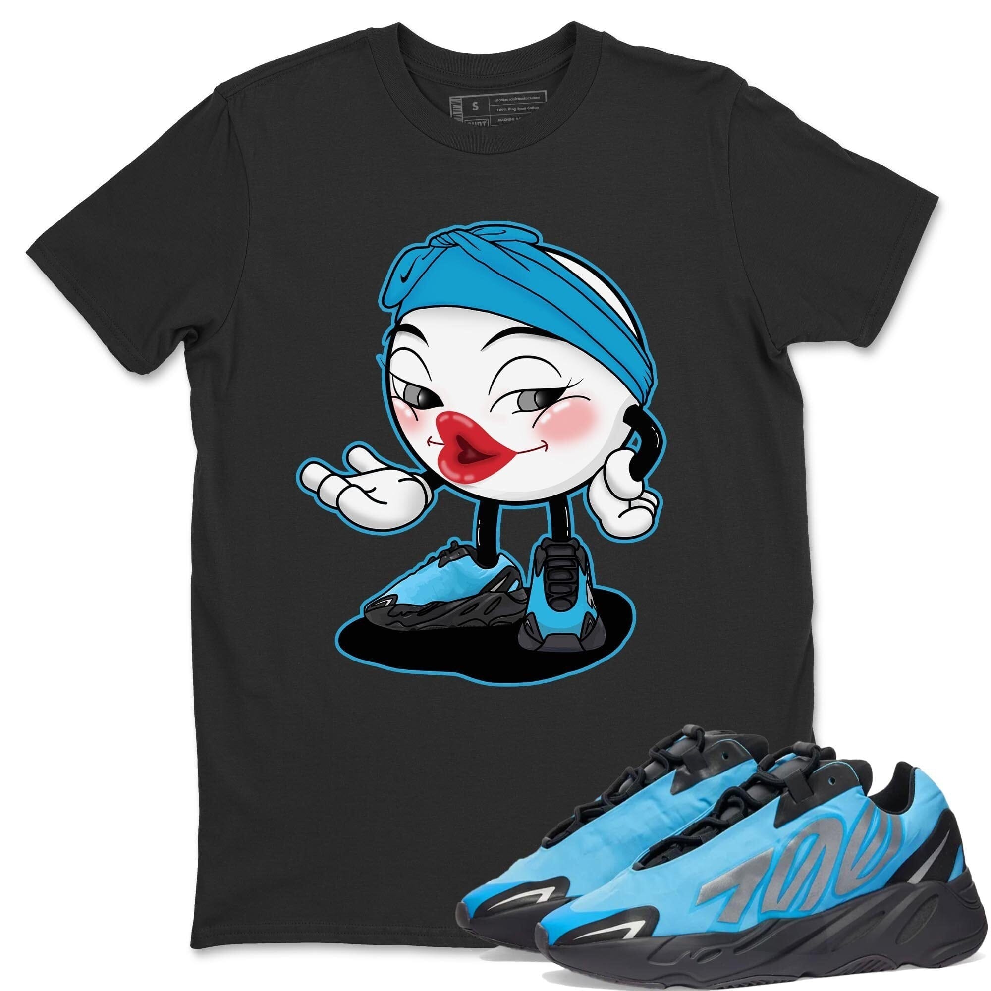 Sexy Chu Unisex Tops - Yeezy 700 Bright Cyan
