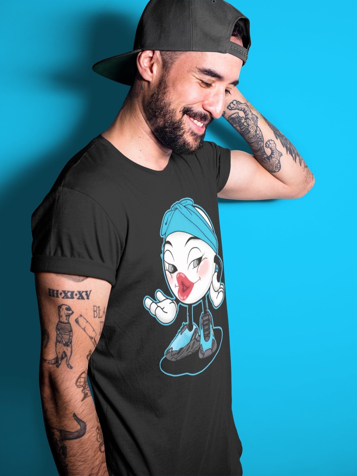 Sexy Chu Unisex Tops - Yeezy 700 Bright Cyan