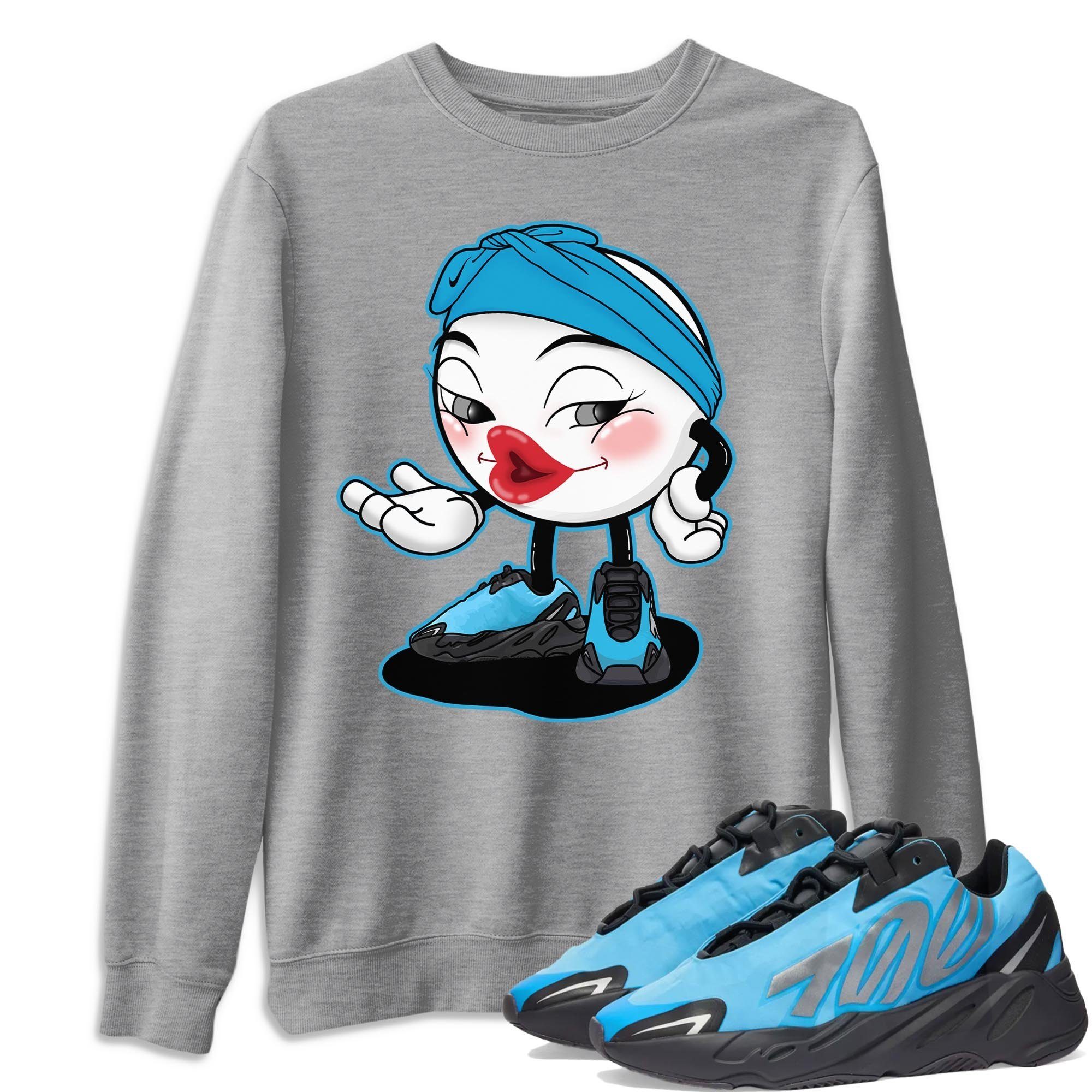 Sexy Chu Unisex Tops - Yeezy 700 Bright Cyan