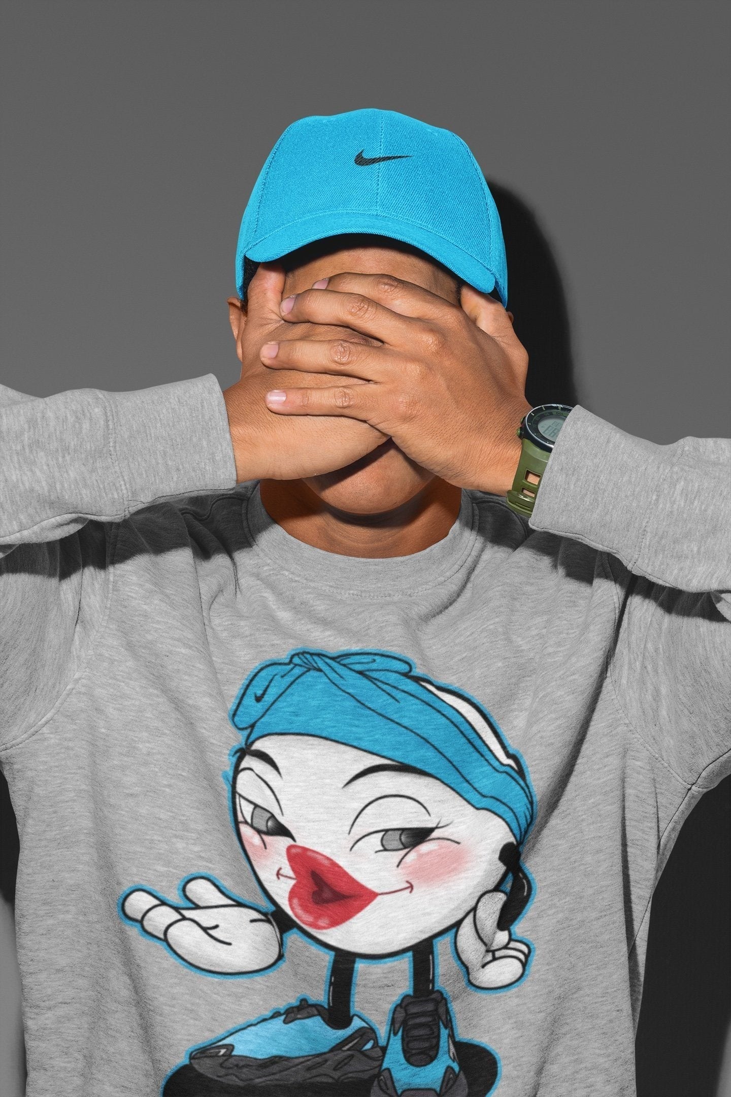 Sexy Chu Unisex Tops - Yeezy 700 Bright Cyan