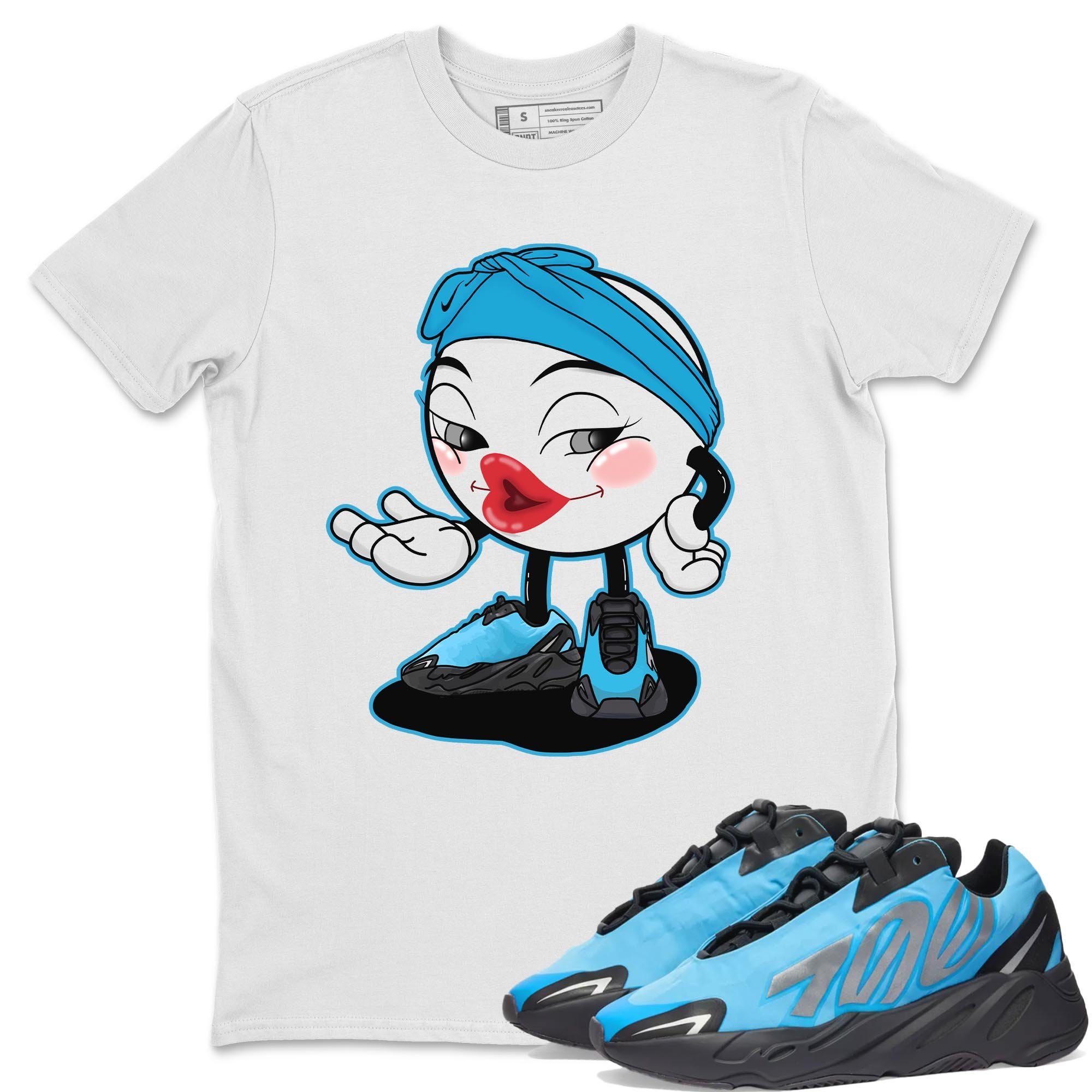 Sexy Chu Unisex Tops - Yeezy 700 Bright Cyan