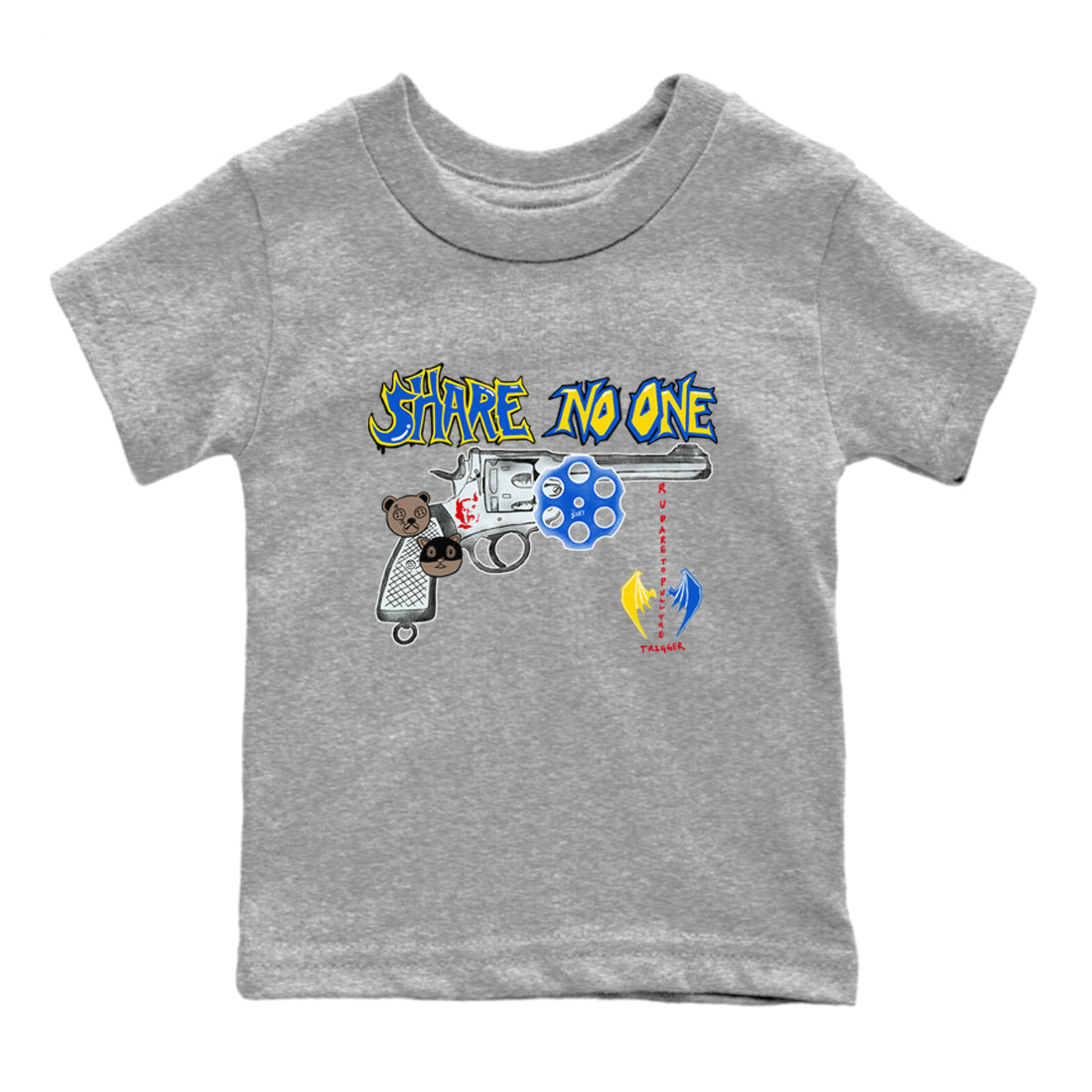 Share No One snkmatch Tees Kids - Air Jordan 1 Travis Scott Canary