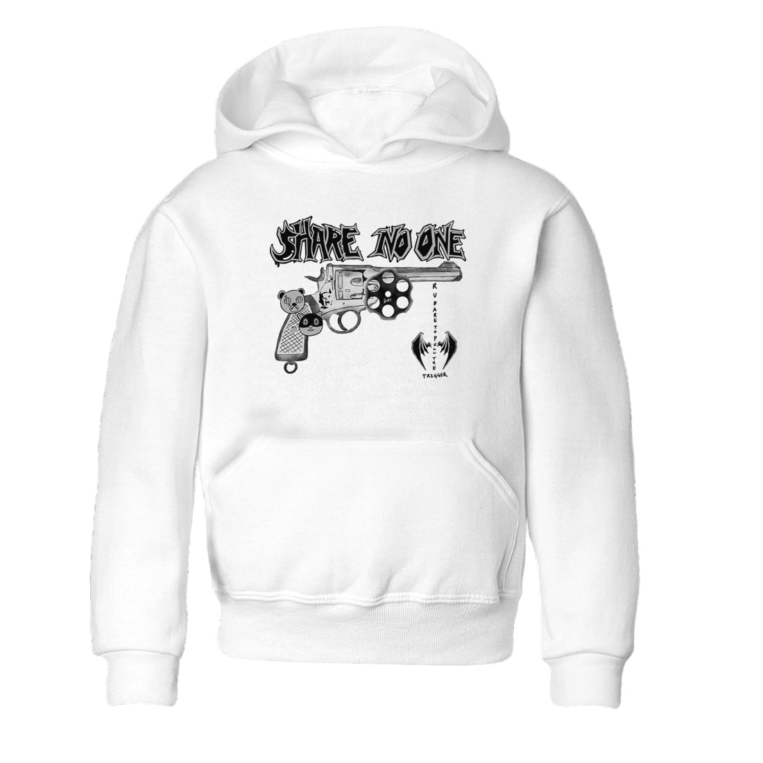 Share No One snkmatch Tees Kids - Air Jordan 1 Wolf Grey