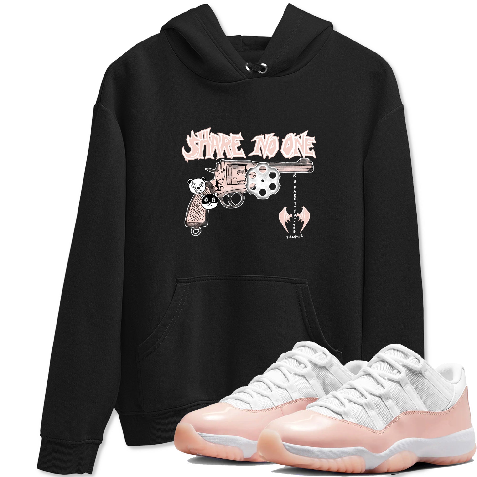 Share No One snkmatch Tees - Air Jordan 11 Legend Pink