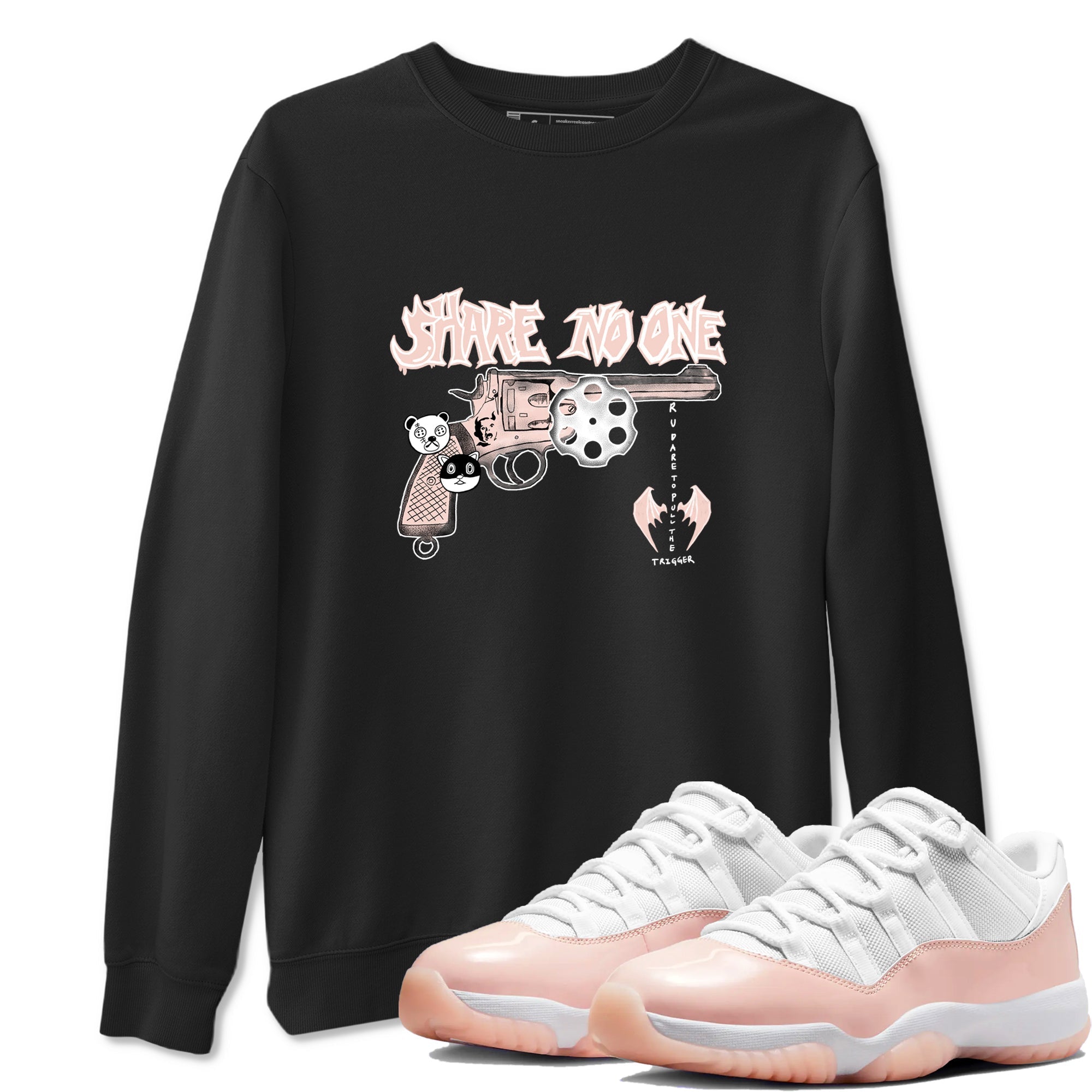 Share No One snkmatch Tees - Air Jordan 11 Legend Pink