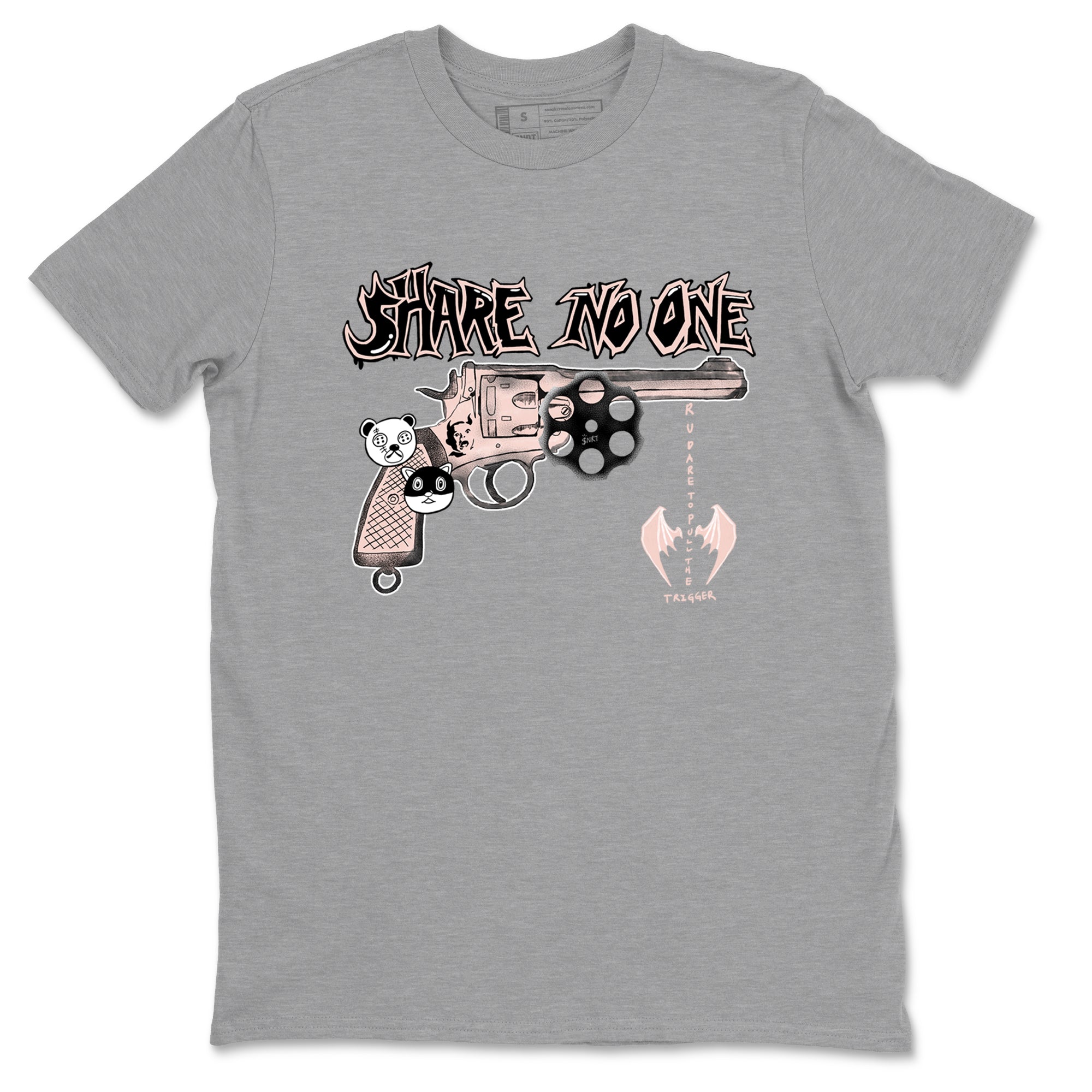 Share No One snkmatch Tees - Air Jordan 11 Legend Pink