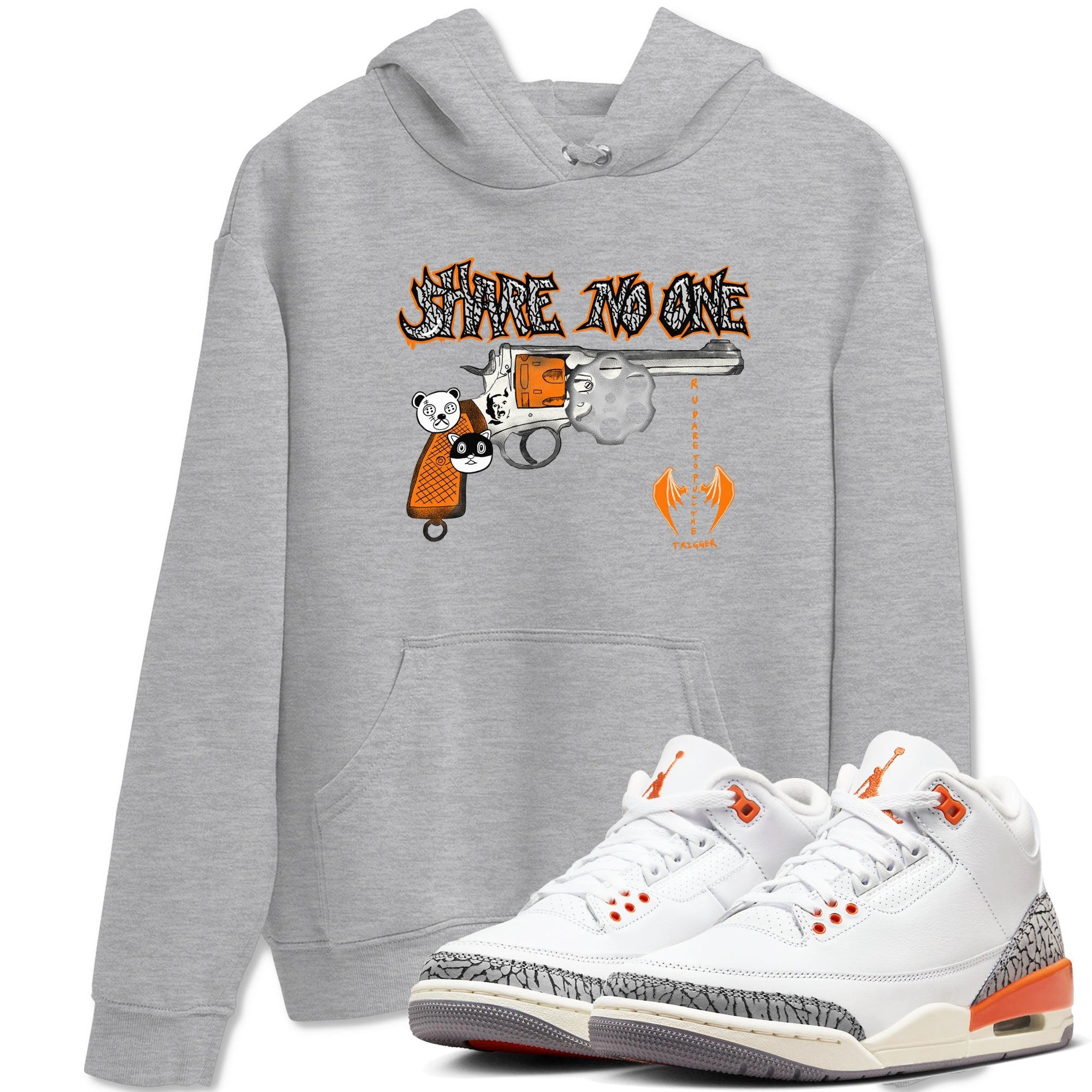 Share No One snkmatch Tees - Air Jordan 3 Georgia Peach