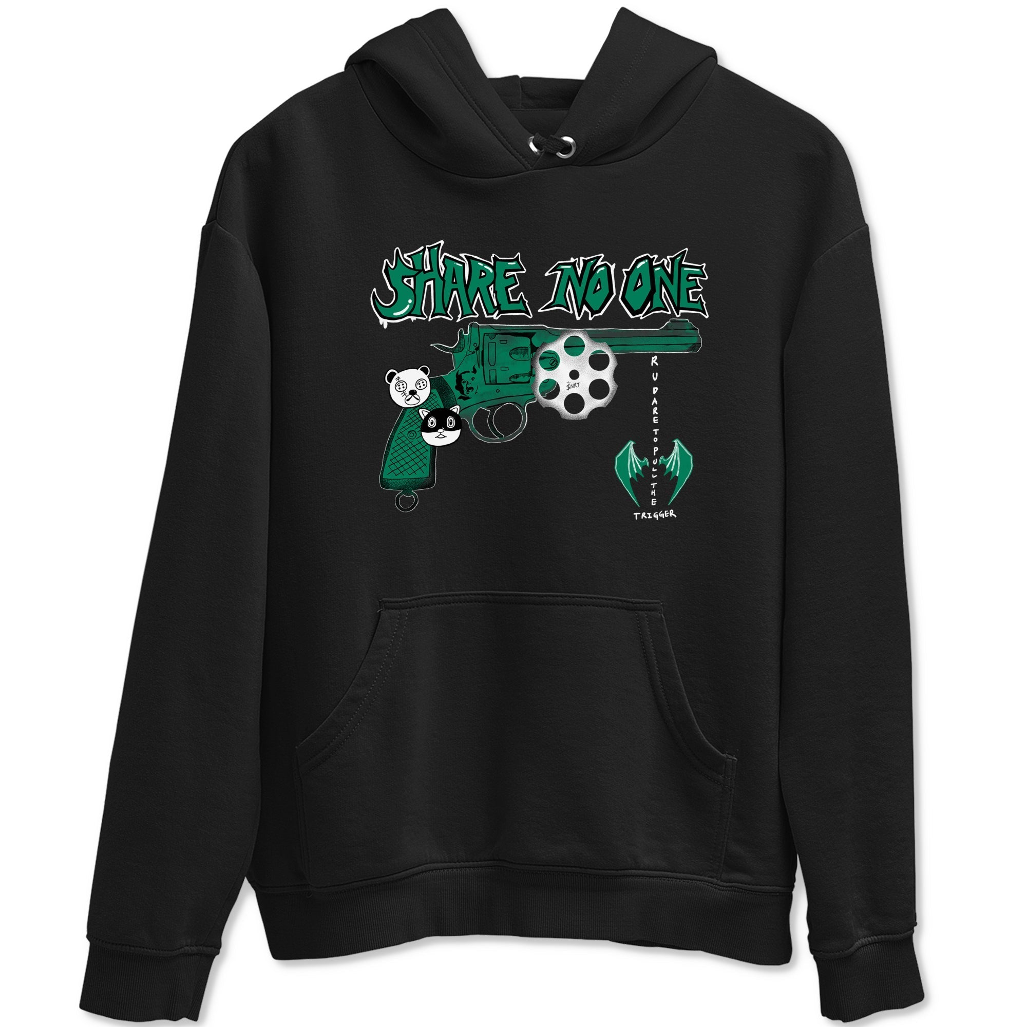 Share No One snkmatch Tees - Air Jordan 4 Oxidized Green