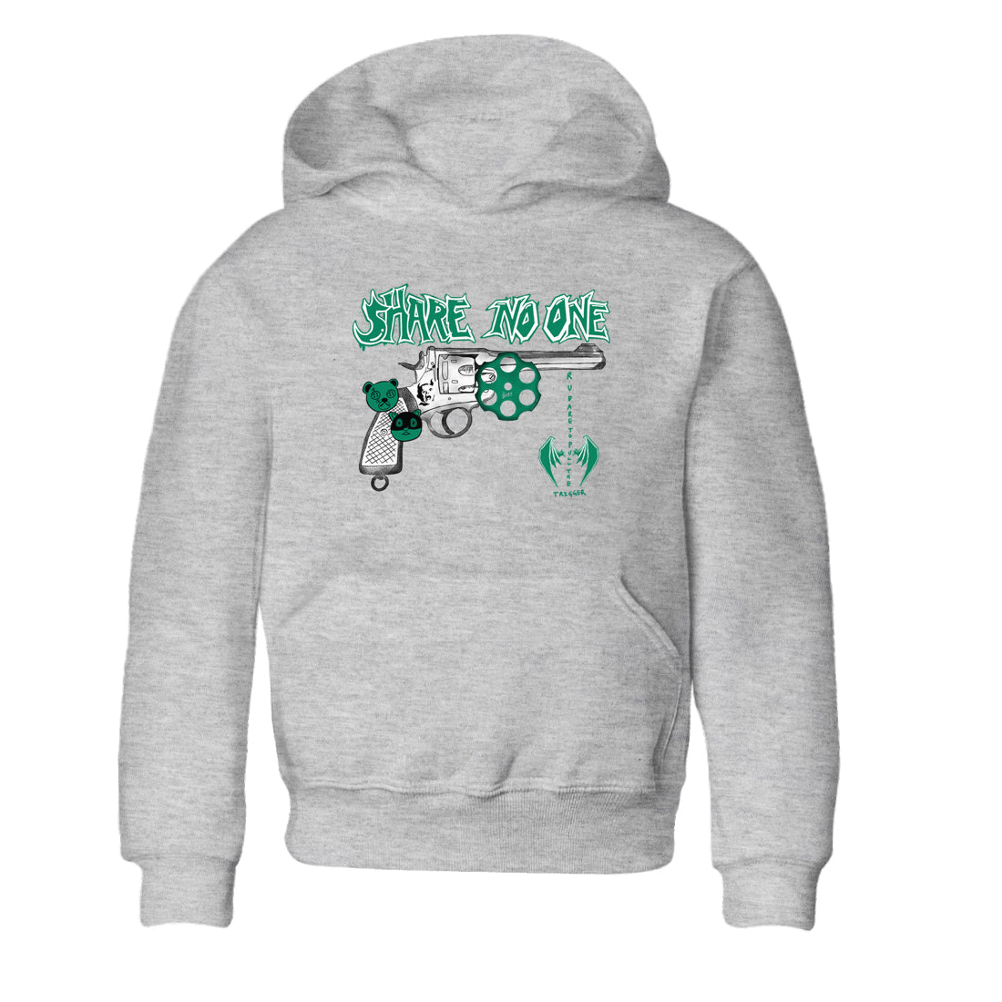 Share No One snkmatch Tees Kids - Air Jordan 4 Oxidized Green