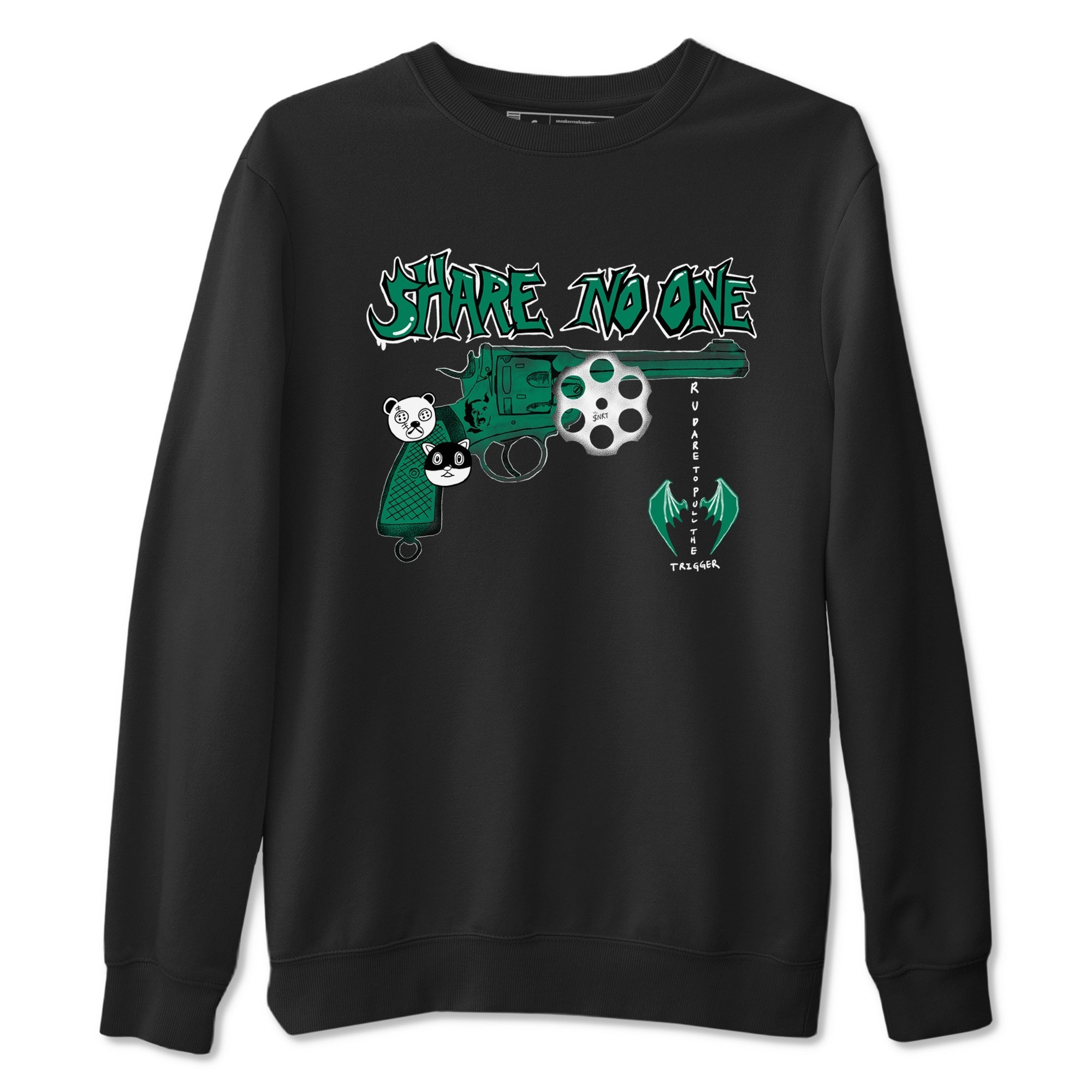 Share No One snkmatch Tees - Air Jordan 4 Oxidized Green