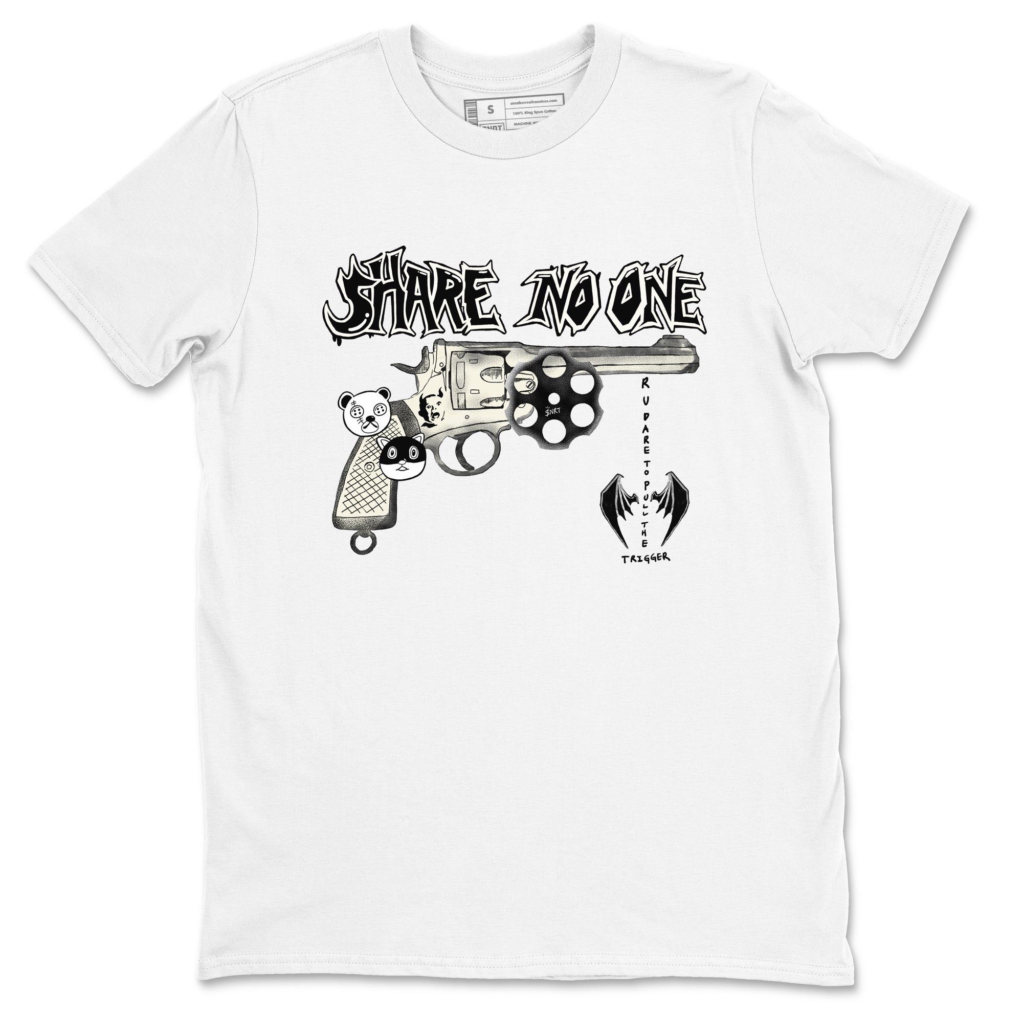 Share No One snkmatch Tees - Air Jordan 5 Sail
