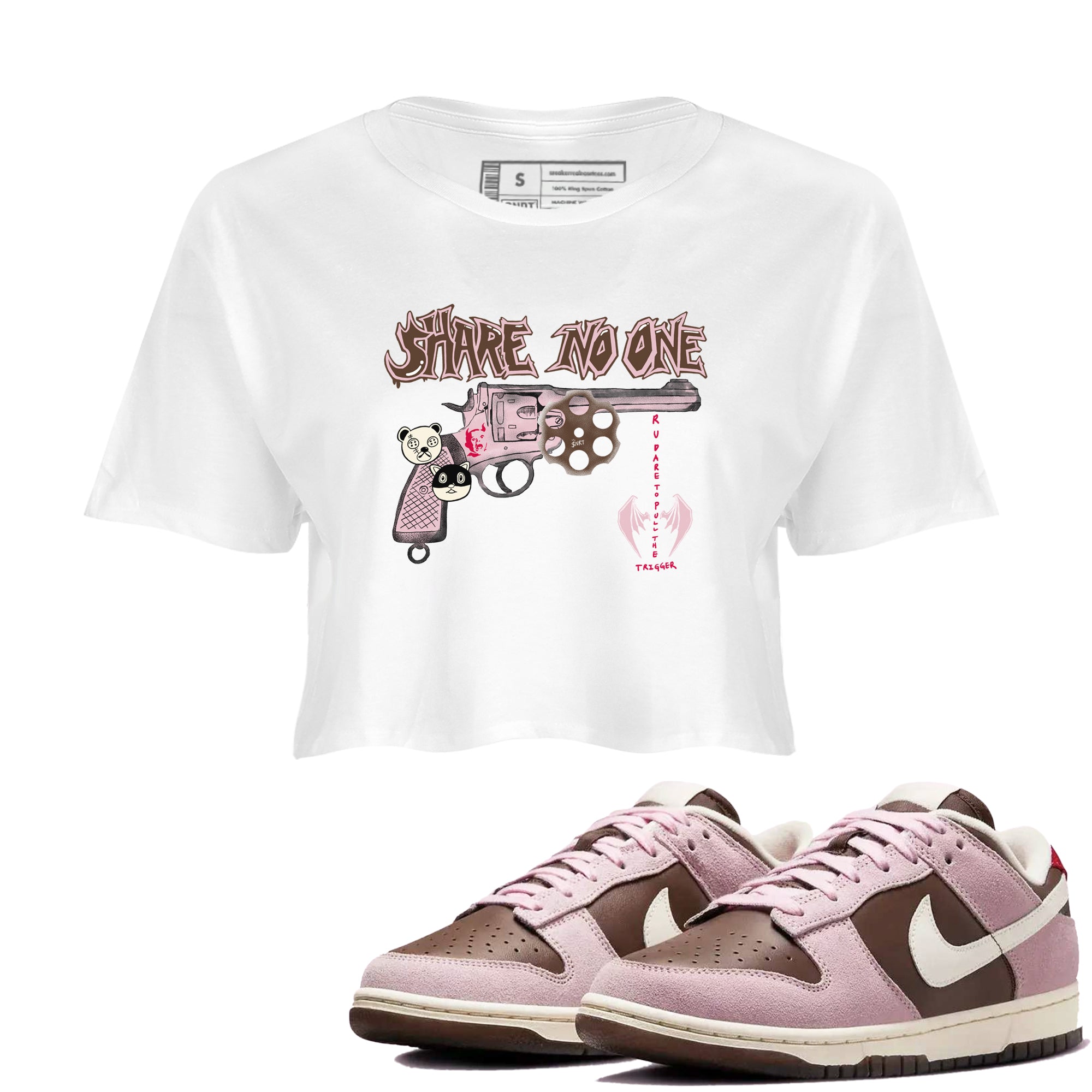 Share No One snkmatch Women's Top - Dunk Cacao Wow And Pink foam