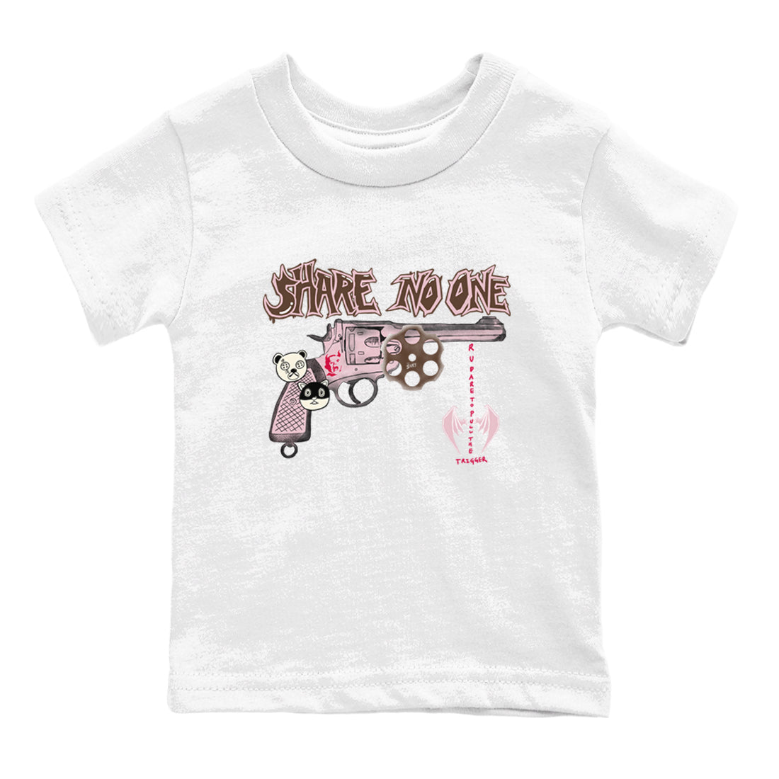 Share No One snkmatch Tees Kids - Dunk Cacao Wow And Pink foam