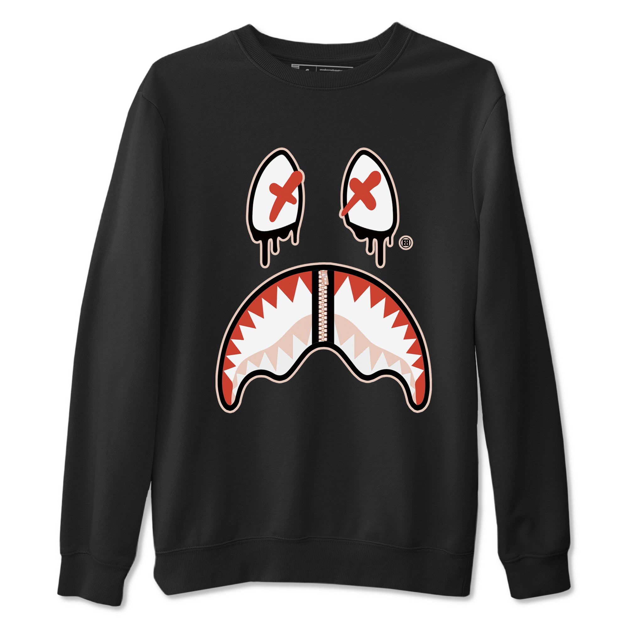 Shark Face snkmatch Tees - Air Jordan 13 Dune Red